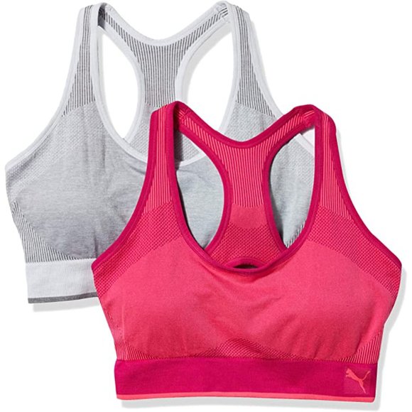 puma 2 pack sports bra